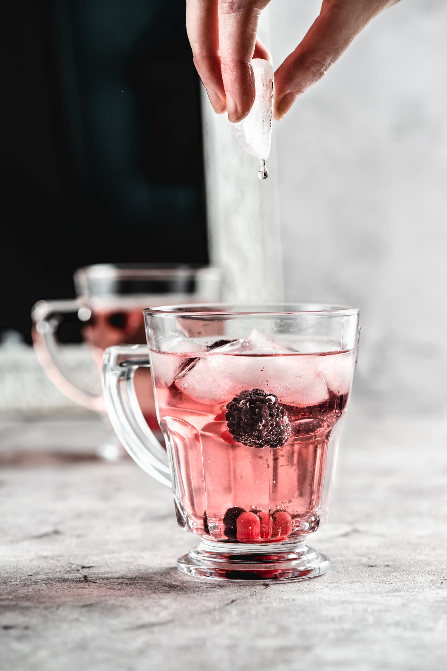 Thé glacé pétillant aux fruits rouges | quatresous.fr