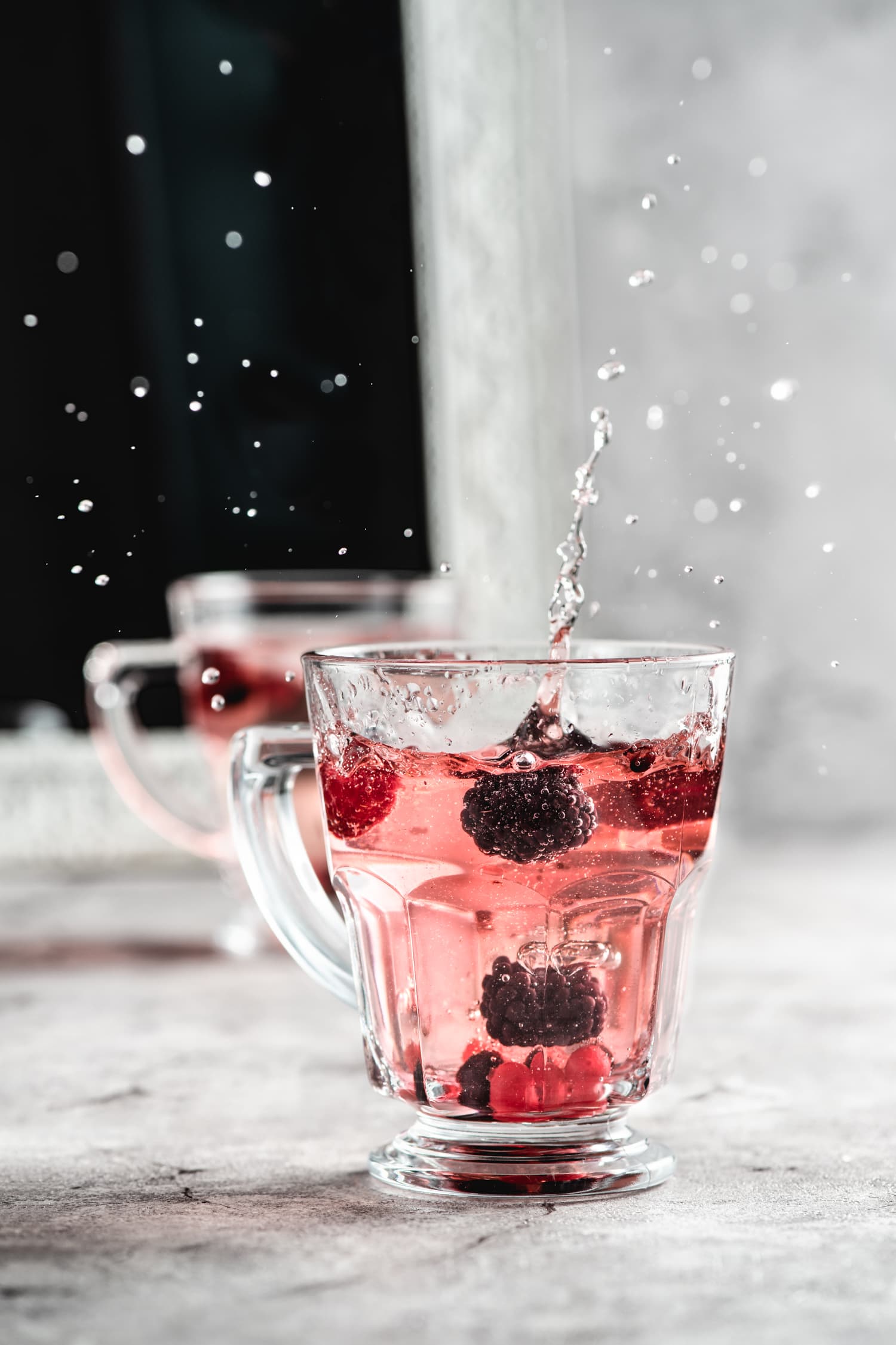 Thé glacé pétillant aux fruits rouges | quatresous.fr